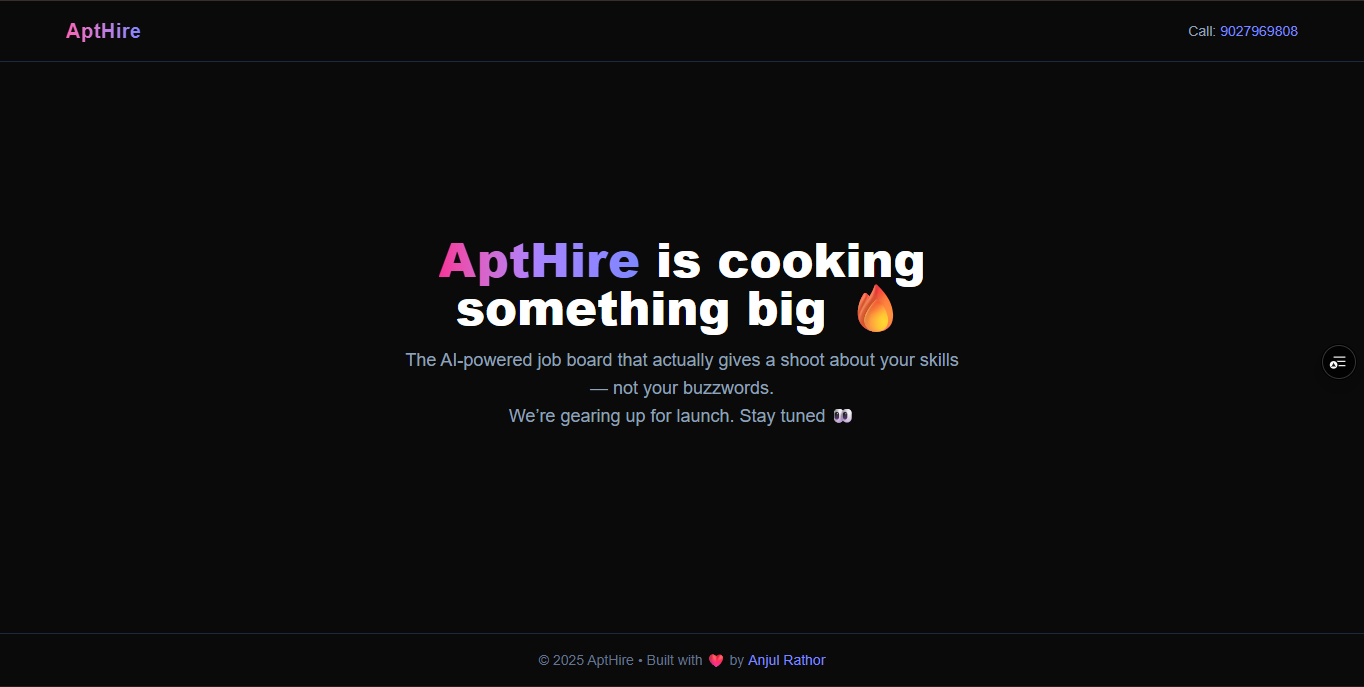 AptHire (In Development)
